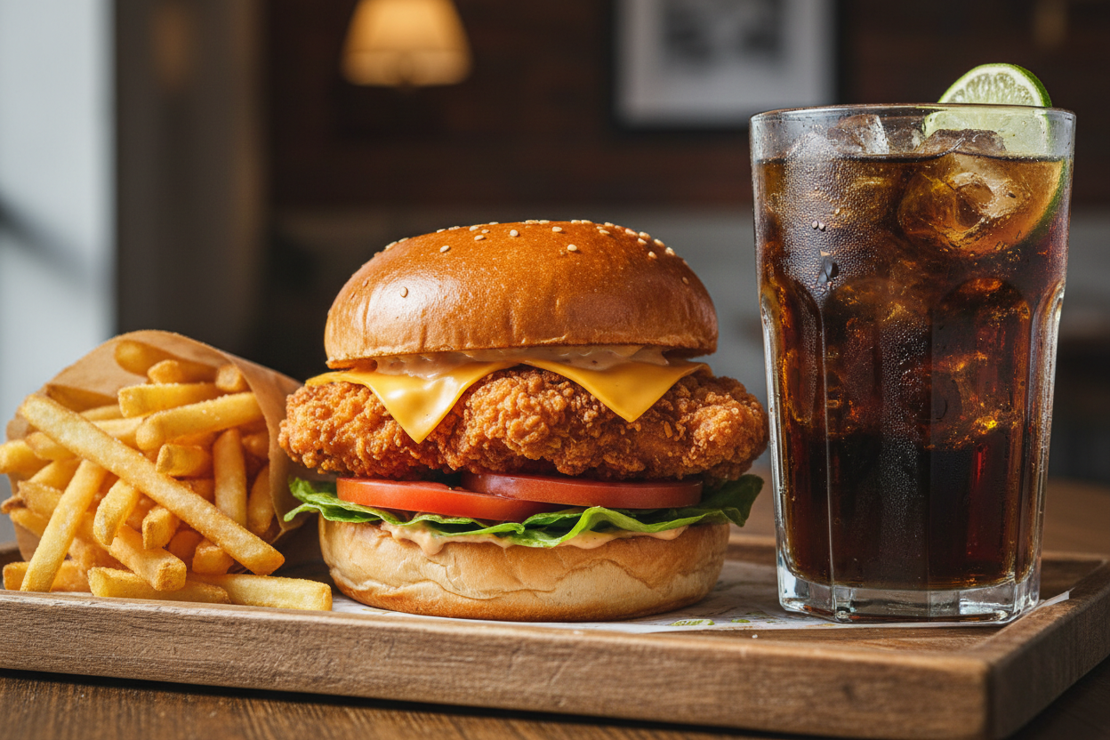 Chicken Burger Combo