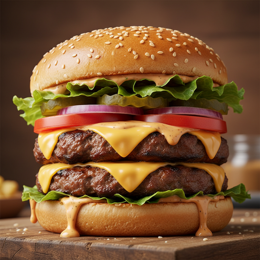 Veg Double Decker Burger